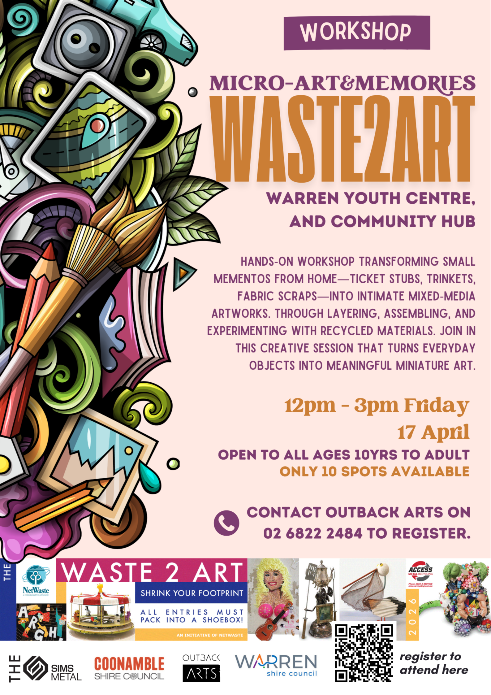 Micro-Art & Memories Waste to Art Workshop