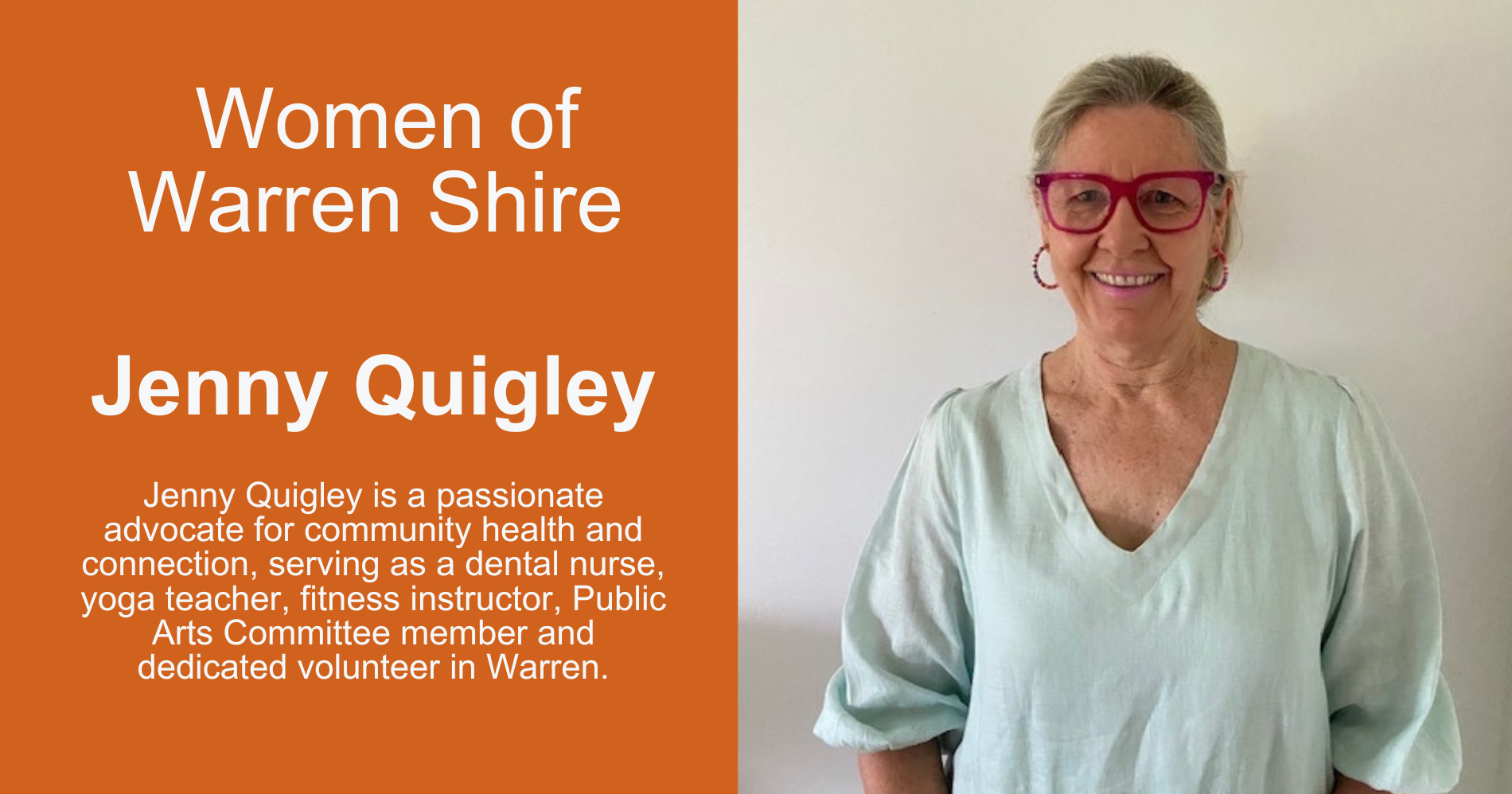 Women of Warren Shire: Jenny Quigley - Post Image