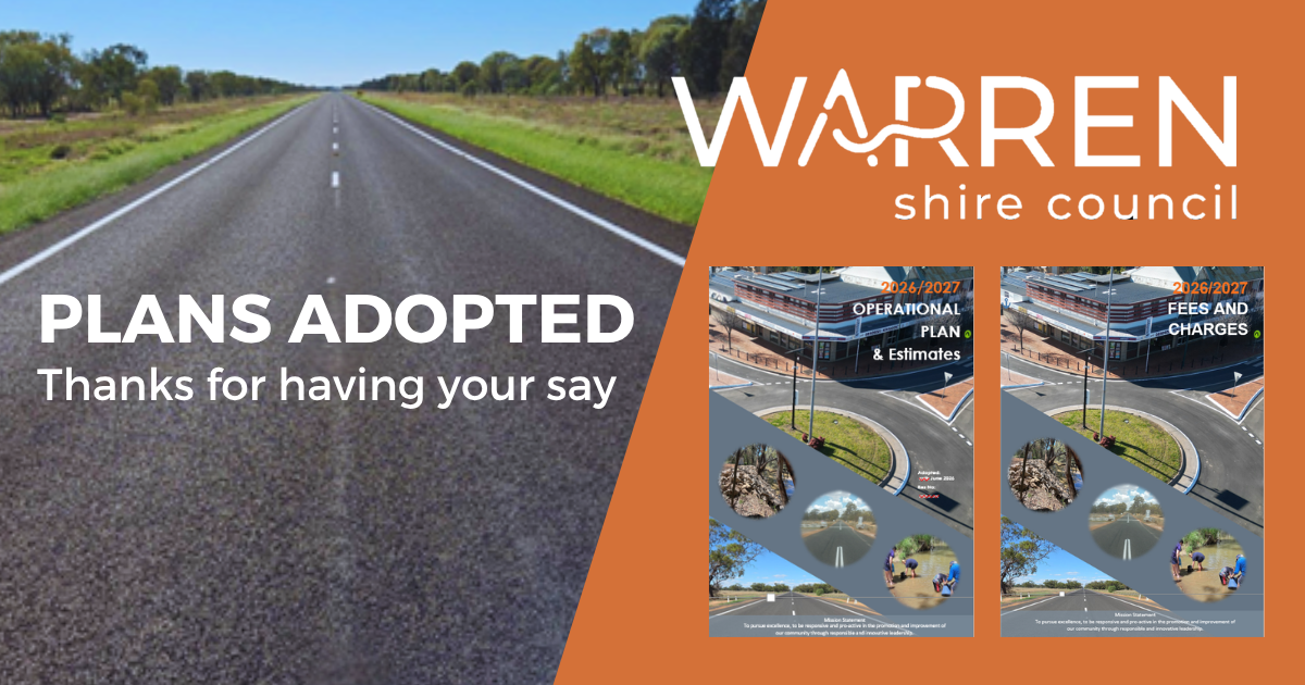 Media Release: Council Ready to Deliver for Warren Shire in 2026/2027  - Post Image