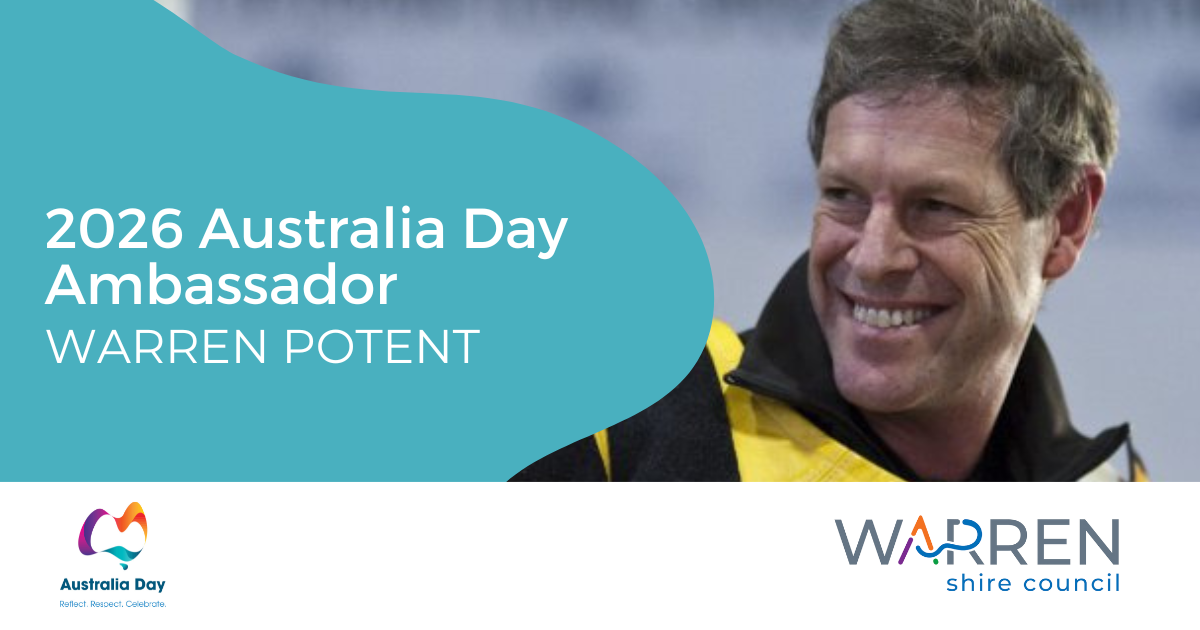 Media Release: Five-Time Olympian Warren Potent Announced as Warren Shire’s 2026 Australia Day Ambassador